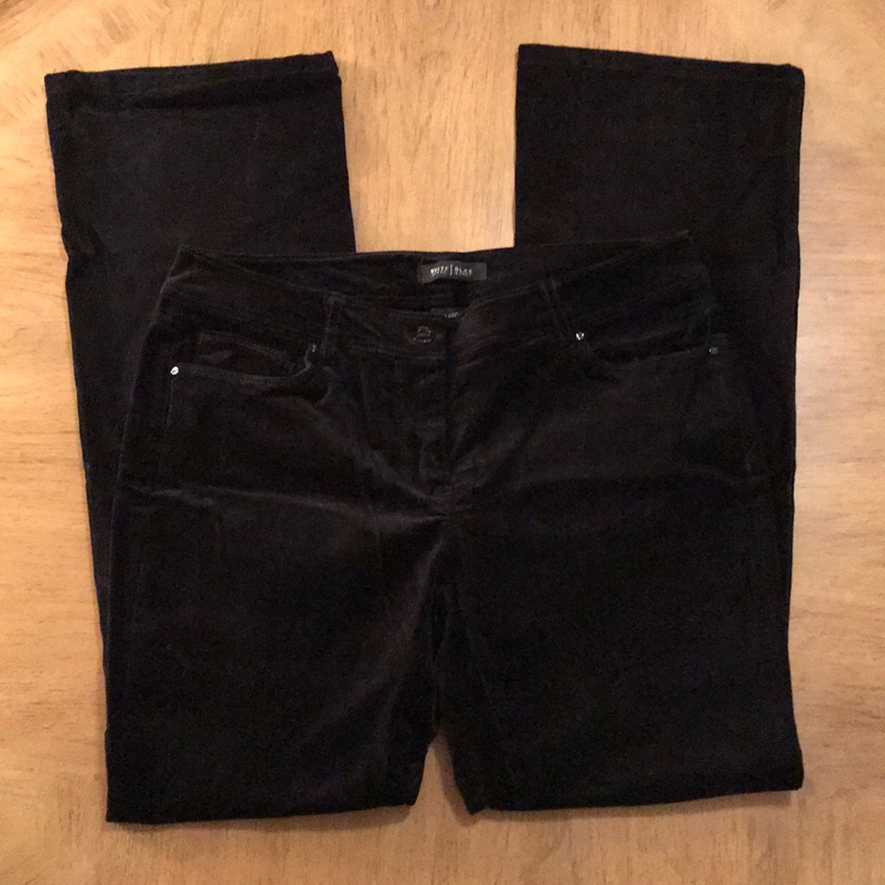 ‼️LAST DAY‼️ NWT~ WHBM Velvet Boot Leg Jeans - Picture 1 of 8